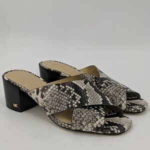 NWOT MICHAEL KORS Snakeskin Leather Sandals
